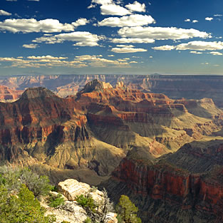 Scenic view of Grand Canyon South Rim, Arizona